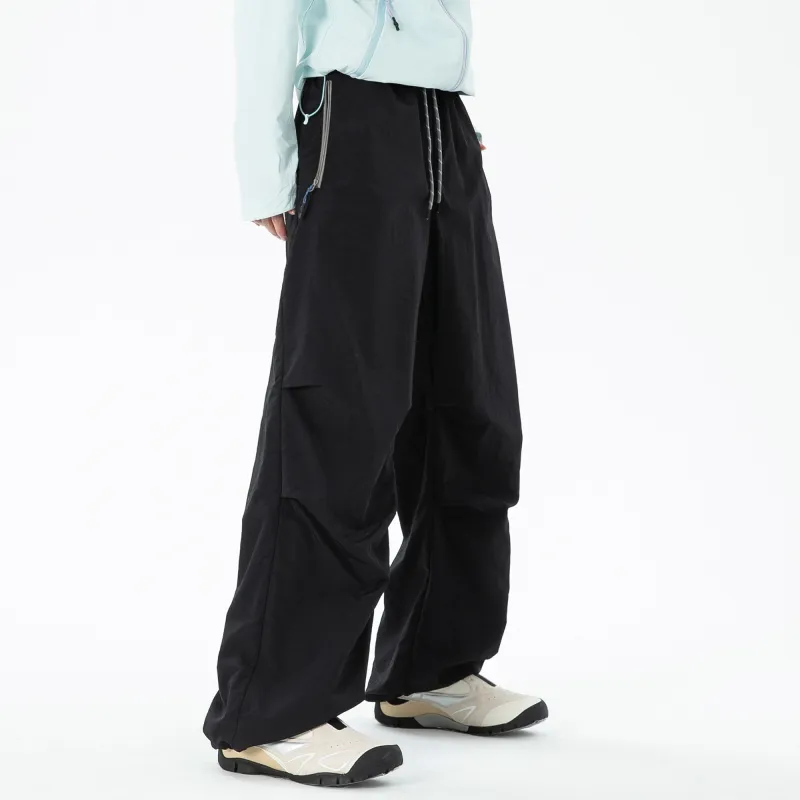 PRESSURE Casual Pants Unisex Black-4