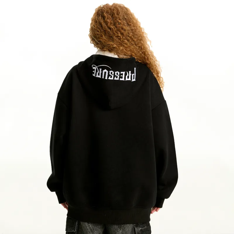 PRESSURE Sweatshirt Unisex Navy Blue & Yellow-10