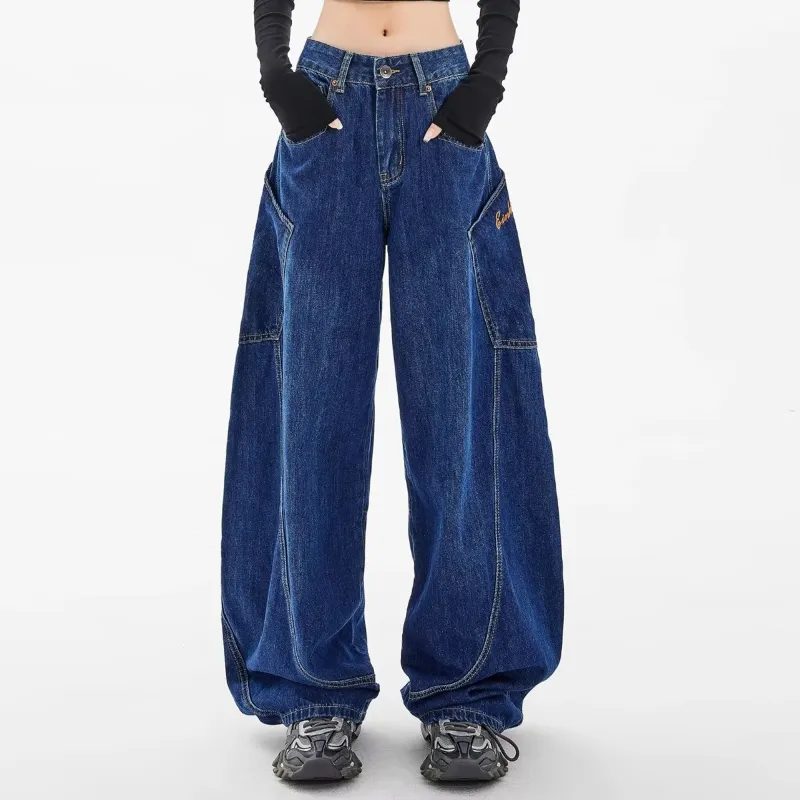 PRESSURE Jeans Unisex Blue-3