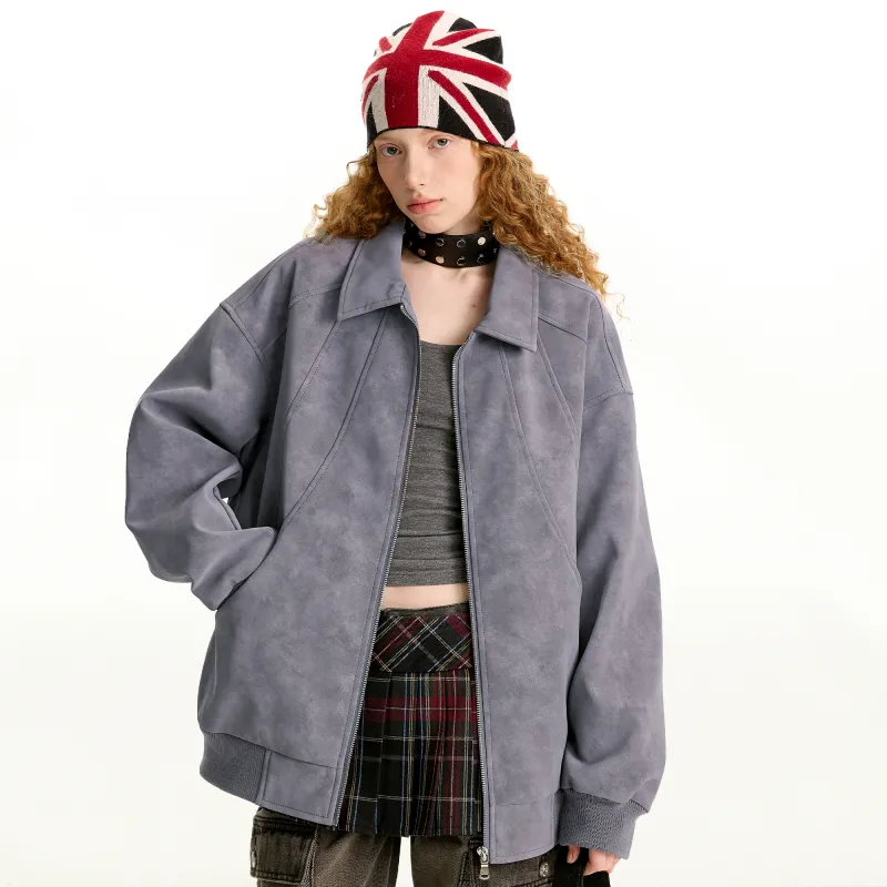 PRESSURE Leather Jacket Coat Unisex-21