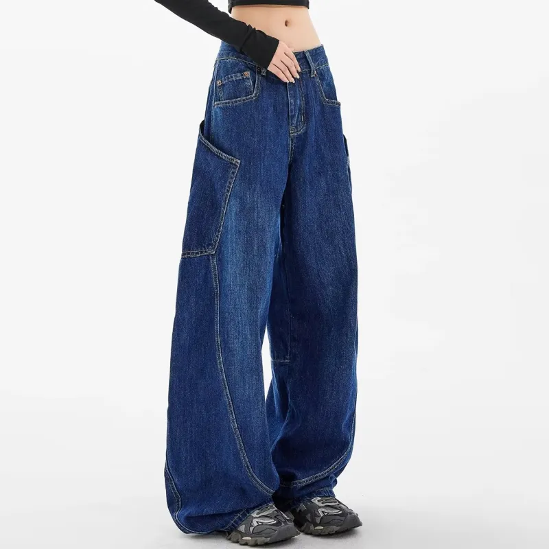 PRESSURE Jeans Unisex Blue-4