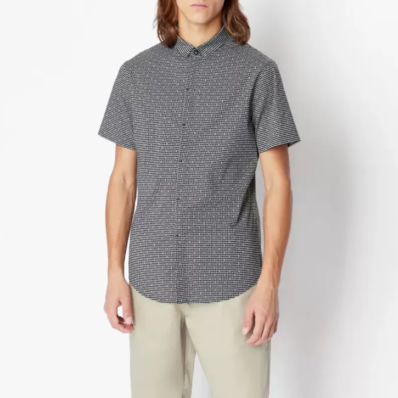 ARMANI EXCHANGE SS23 Shirt Men's Black-2