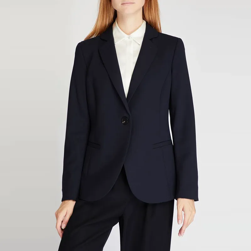 EMPORIO ARMANI SS23 Business Suits Coats Women's Dark Blue-2