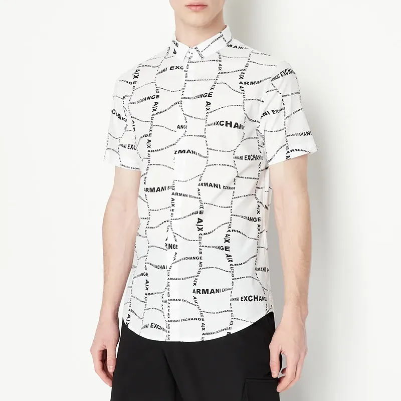 ARMANI EXCHANGE SS23 Shirt Men's White-2