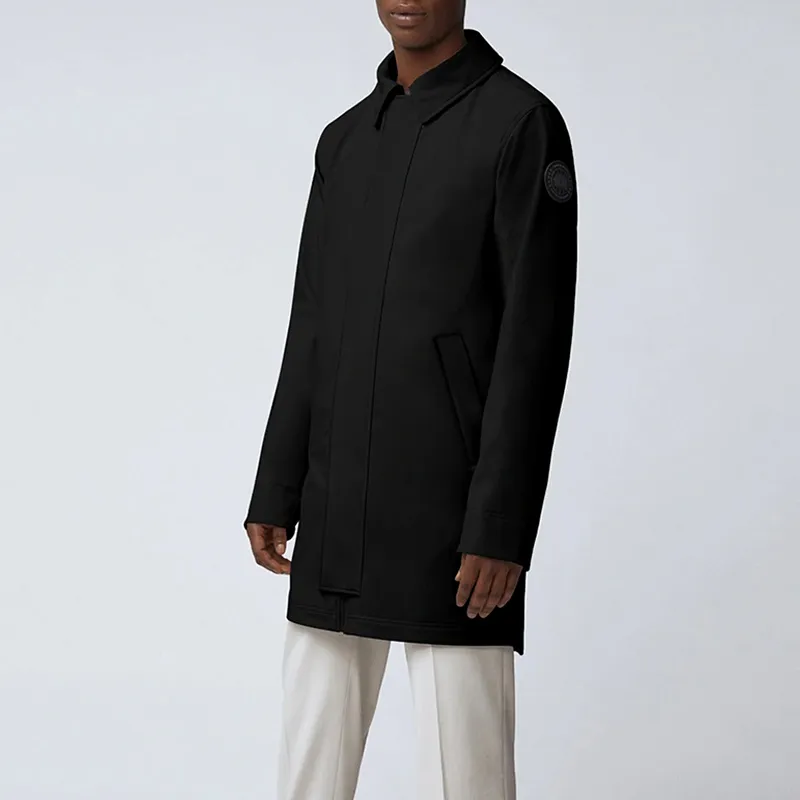 Canada Goose Trench Coat Men's Black-2