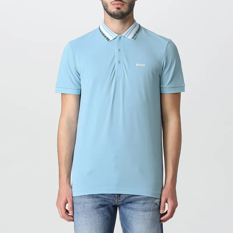 HUGO BOSS SS23 Polo Shirt Men's Blue-2
