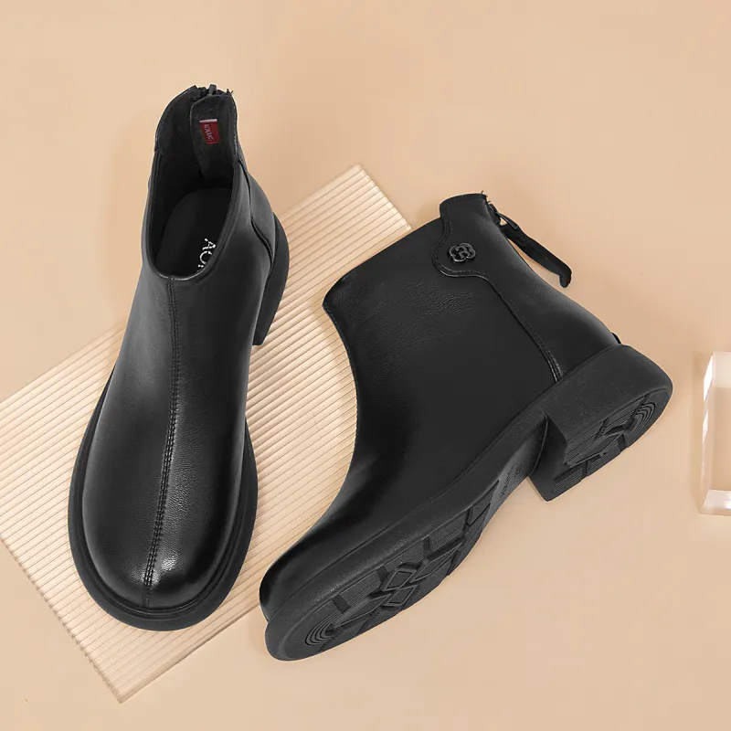 AOKANG Ankle Boots Women's Black-2