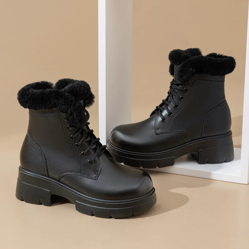 AOKANG Short Martin Boot Women's Black-2