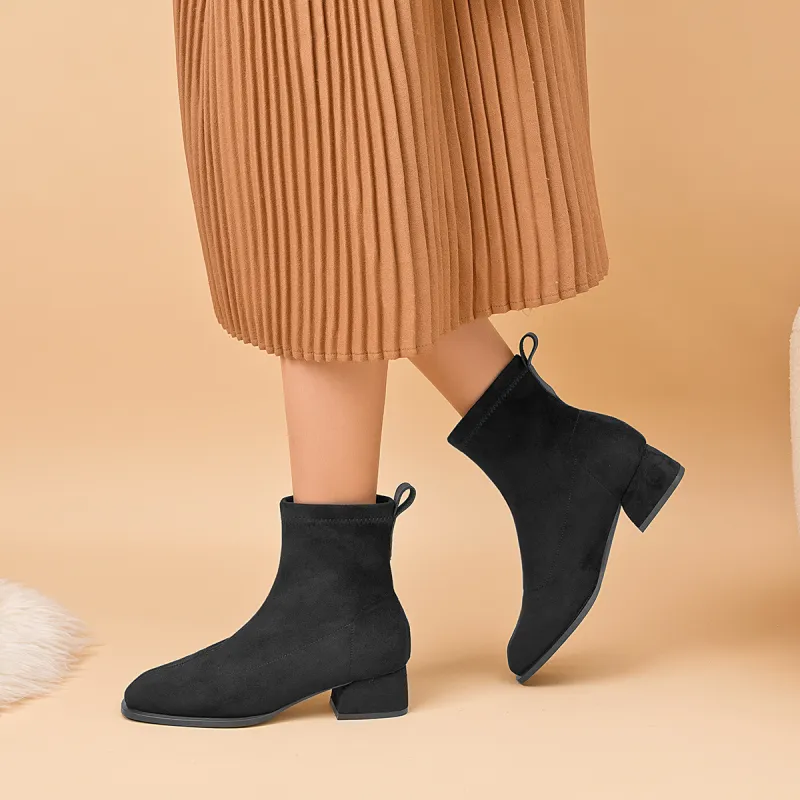 AOKANG Ankle Boots Women's Black-6