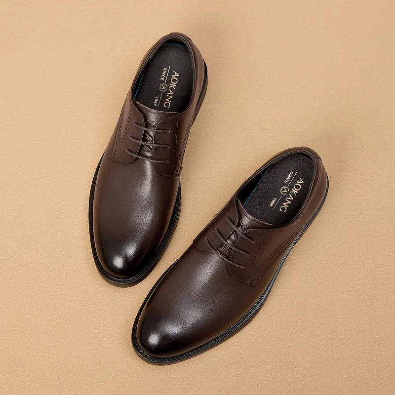 AOKANG Dress Shoes Men Low Top-3