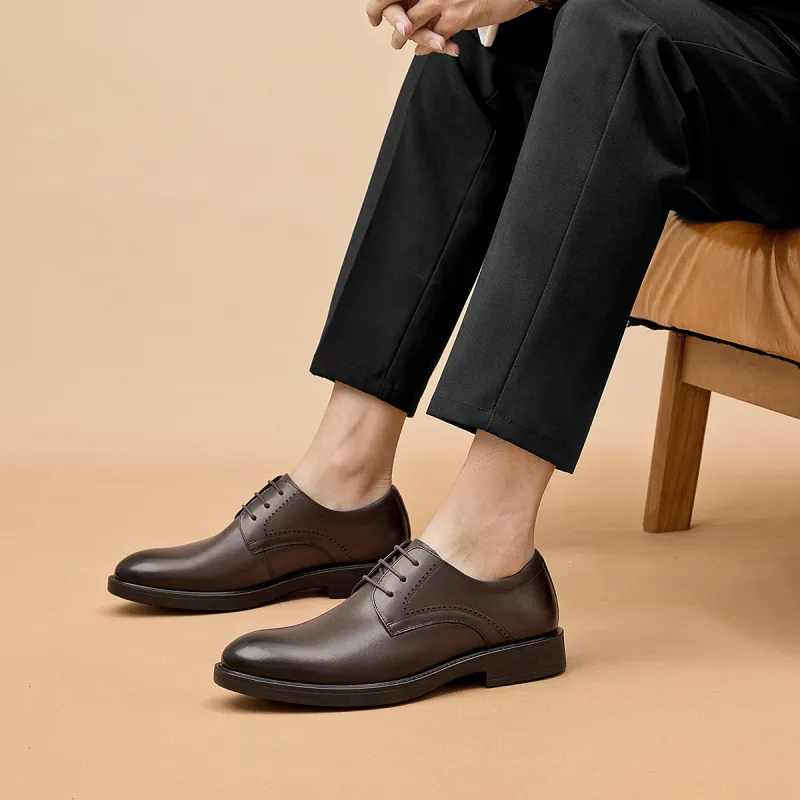 AOKANG Dress Shoes Men Low Top-6