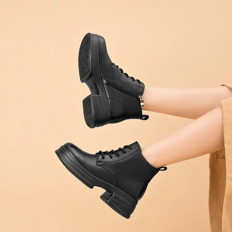 AOKANG Ankle Boots Women's Black-3