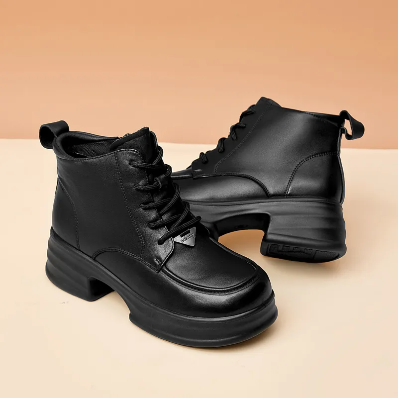 AOKANG Ankle Boots Women's Black-2