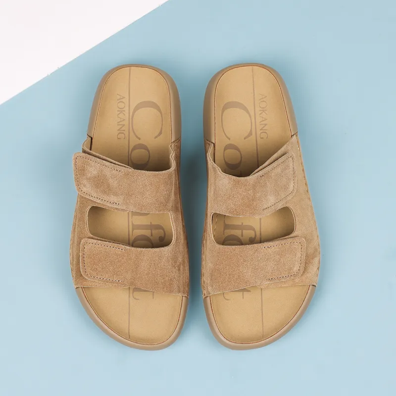 AOKANG Slip Resistant Slide Slippers Men's-11