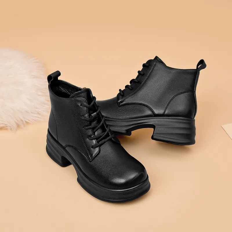 AOKANG Ankle Boots Women's Black-5