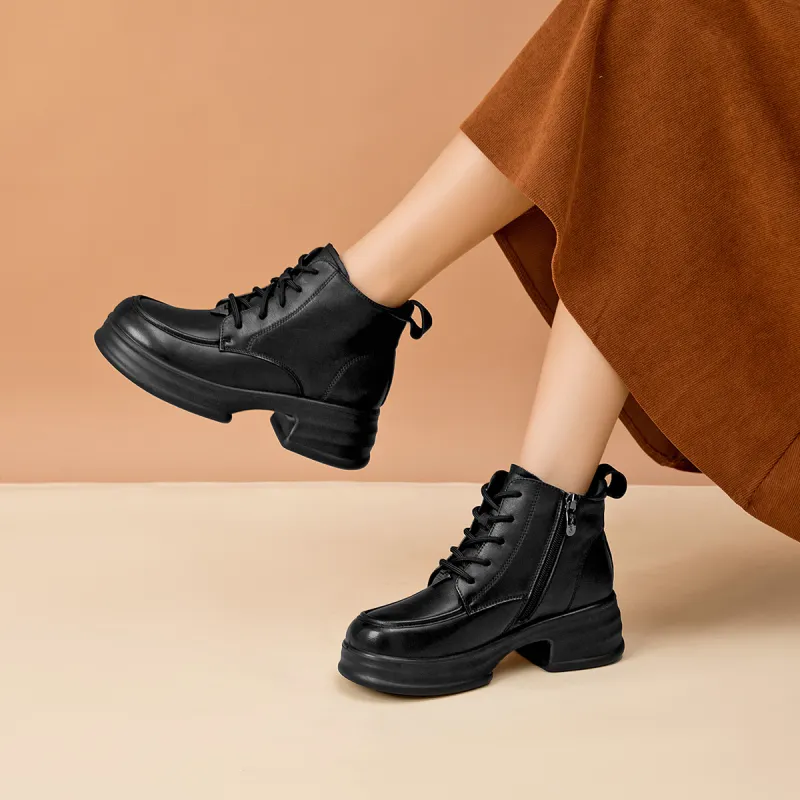 AOKANG Ankle Boots Women's Black-6