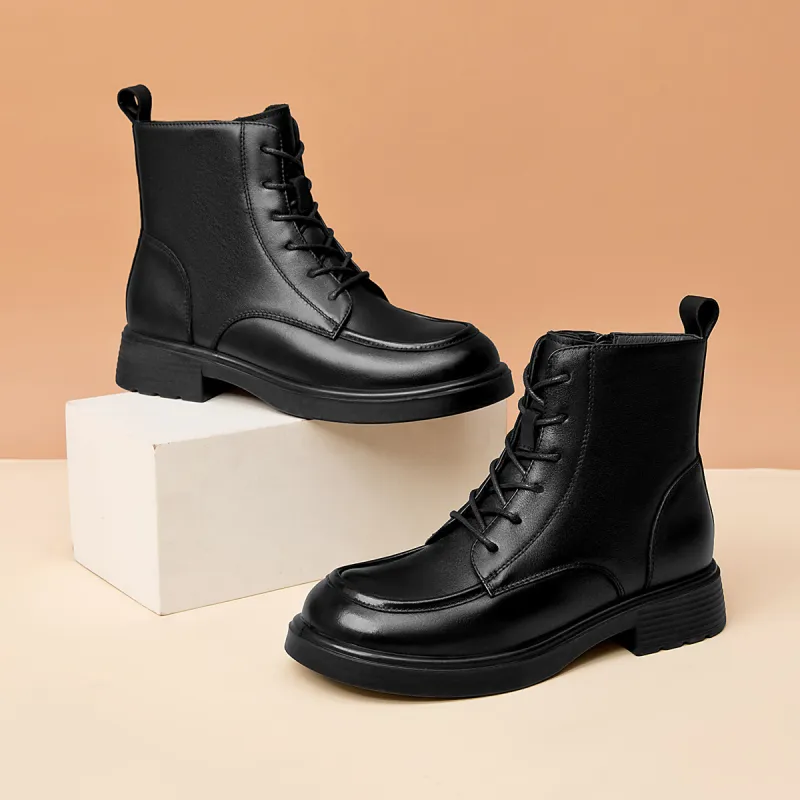 AOKANG Short Martin Boot Women's Black-1