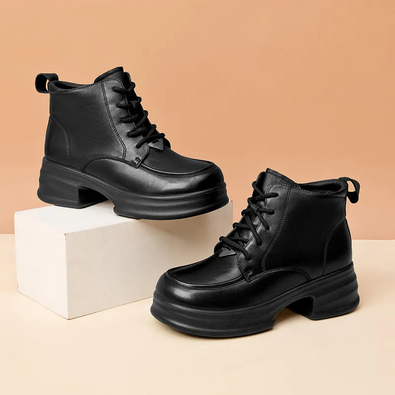 AOKANG Ankle Boots Women's Black-5