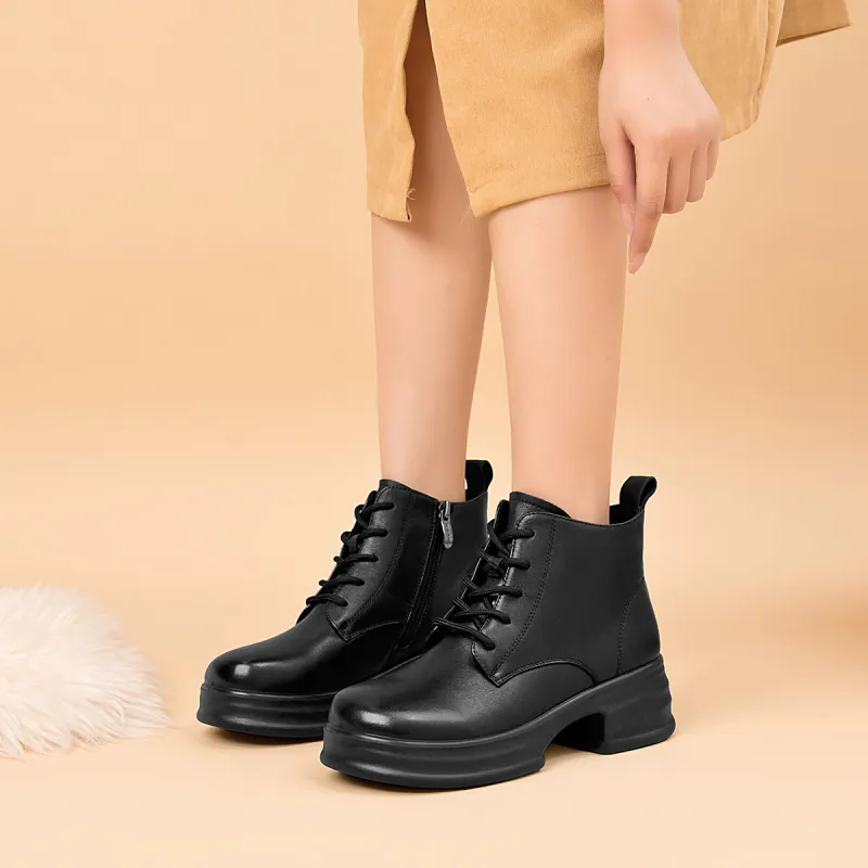 AOKANG Ankle Boots Women's Black-7