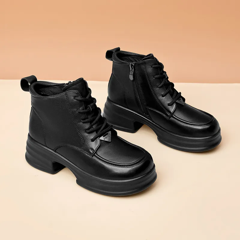 AOKANG Ankle Boots Women's Black-3