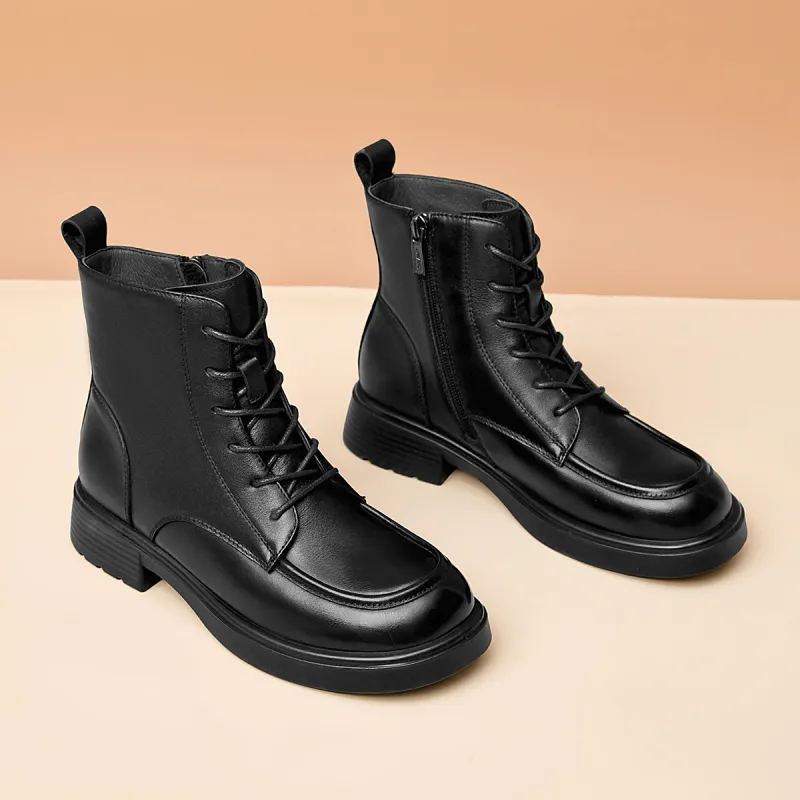AOKANG Short Martin Boot Women's Black-2