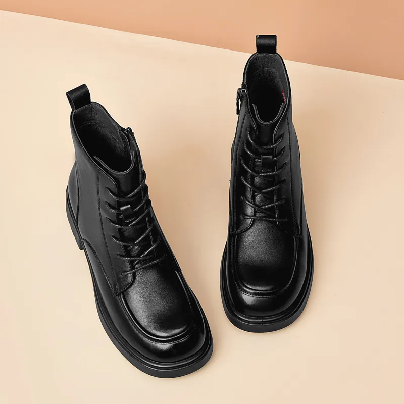 AOKANG Short Martin Boot Women's Black-3