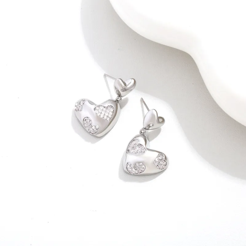 BING STUDIO 925 Silver Needles Earrings Women's-6