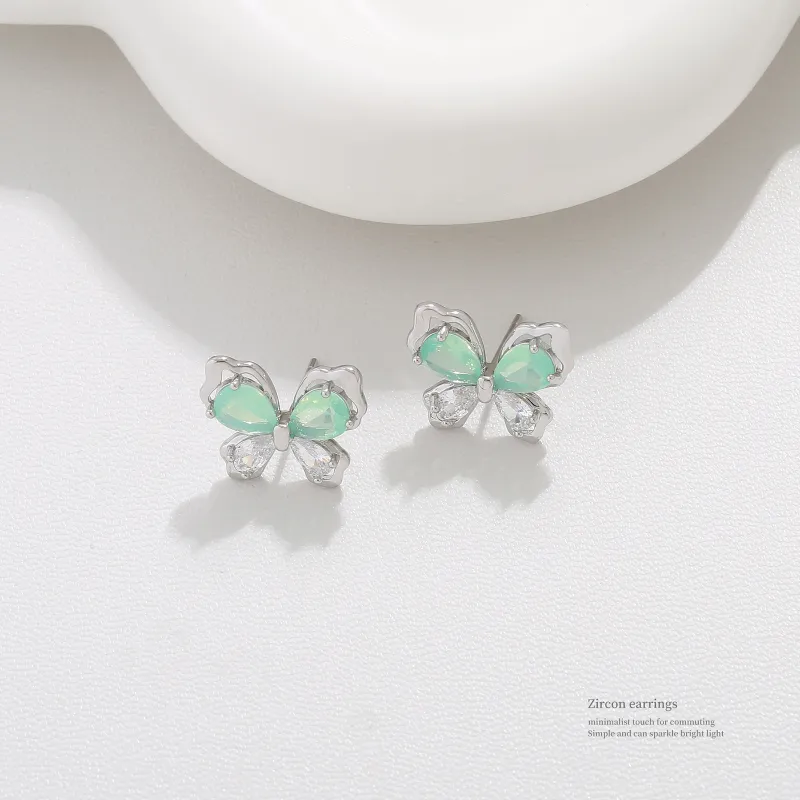 BING STUDIO Copper Stud Earrings Women's-4