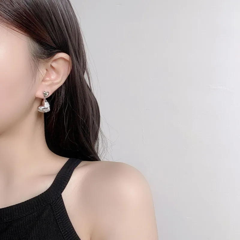 BING STUDIO 925 Silver Needles Earrings Women's-5