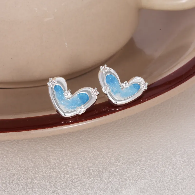 BING STUDIO 925 Sterling Silver Stud Earrings Women's-3
