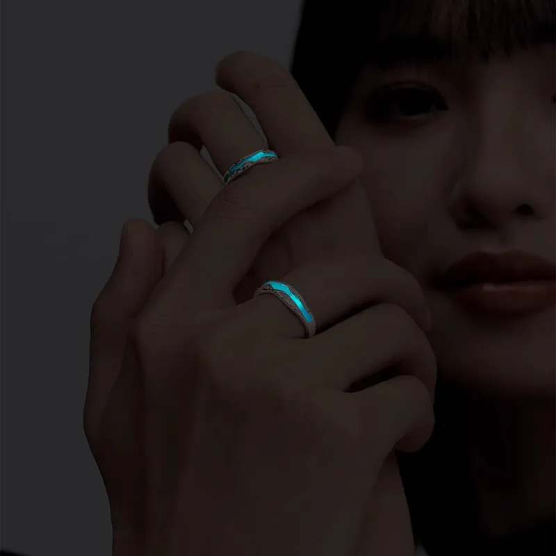 BING STUDIO Ambient Adjustable Opening Sterling Silver Rings Unisex-3