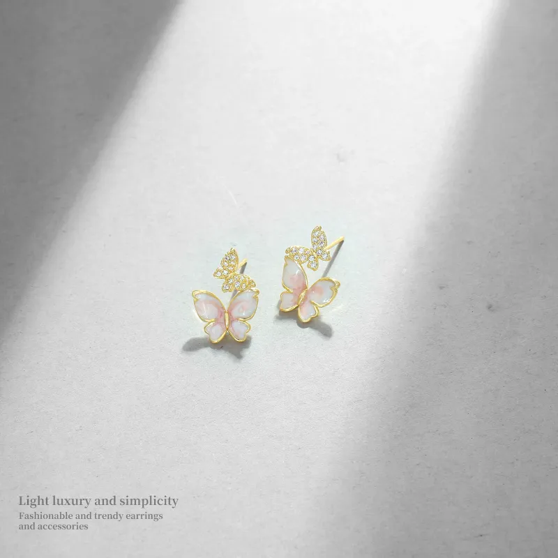 BING STUDIO 925 Silver Needles Earrings Women's-3