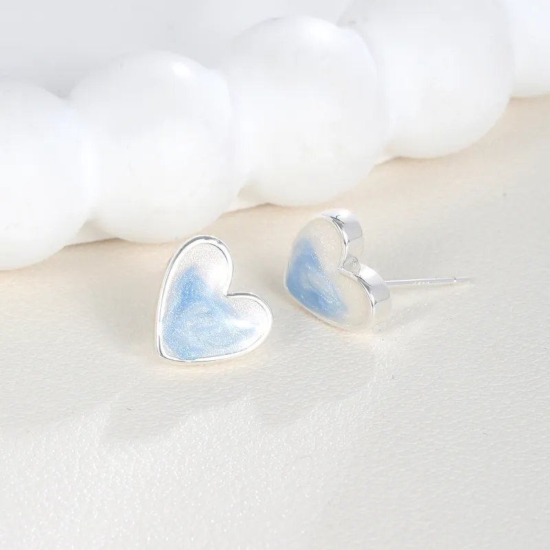 BING STUDIO 925 Silver Needles Stud Earrings Women's-3