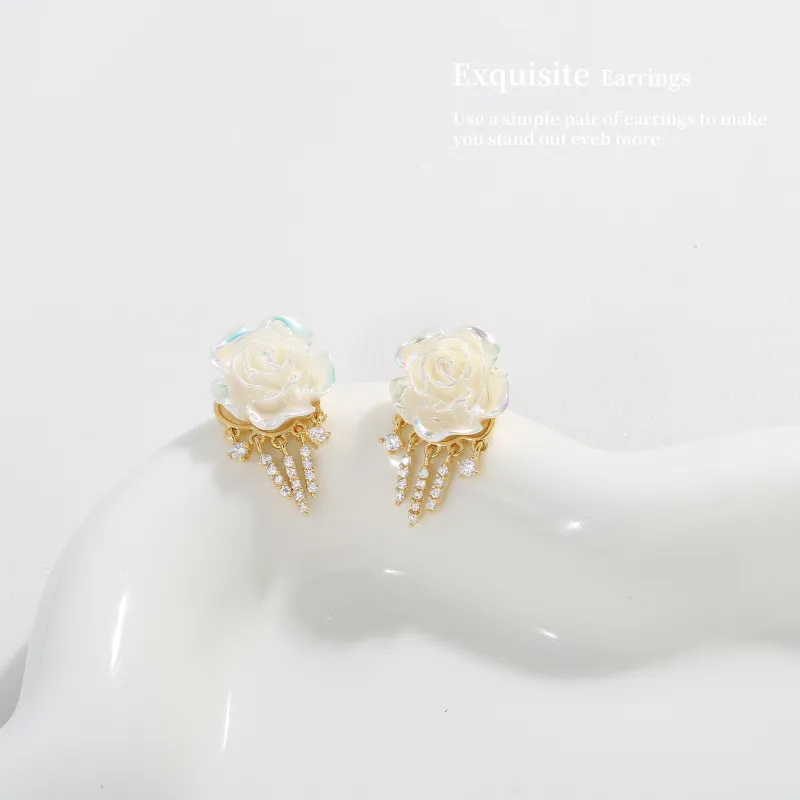 BING STUDIO 925 Silver Needles Earrings Women's-1