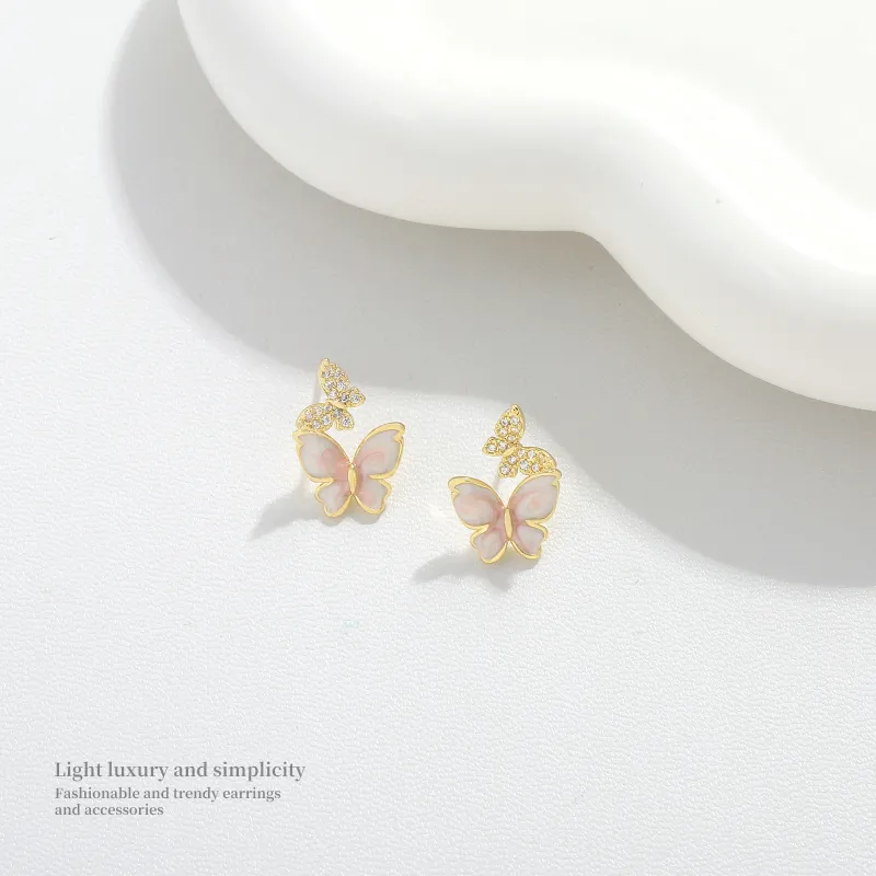 BING STUDIO 925 Silver Needles Earrings Women's-1