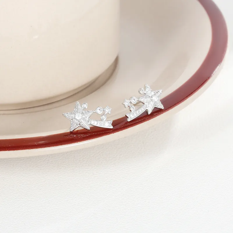 BING STUDIO 925 Sterling Silver Stud Earrings Women's-1