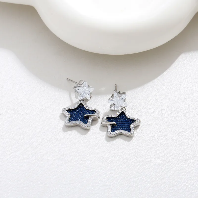 BING STUDIO 925 Sterling Silver Stud Earrings Women's-3