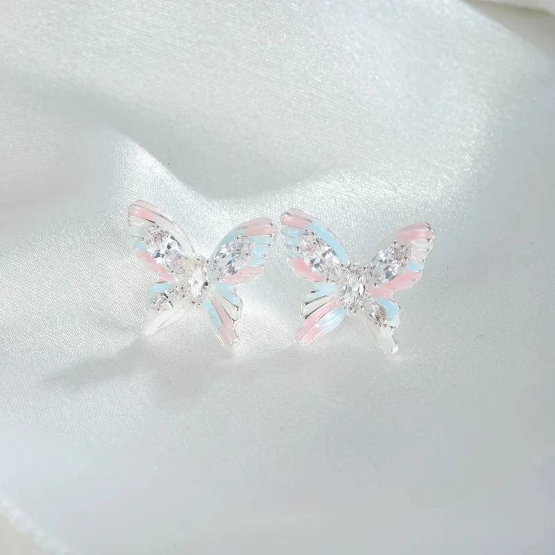 BING STUDIO Copper Stud Earrings Women's-2