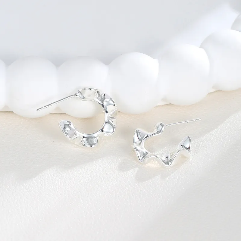 BING STUDIO 925 Silver Needles Earrings Women's-4