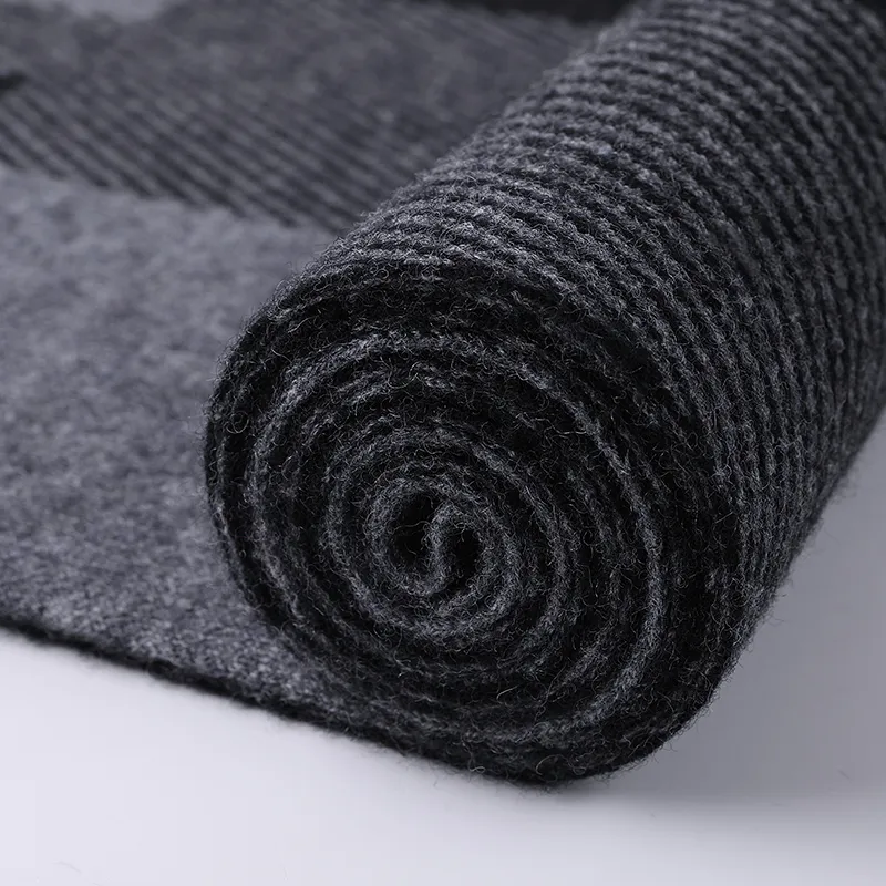 LIBO Sheep Wool Knit Scarves Men's-10