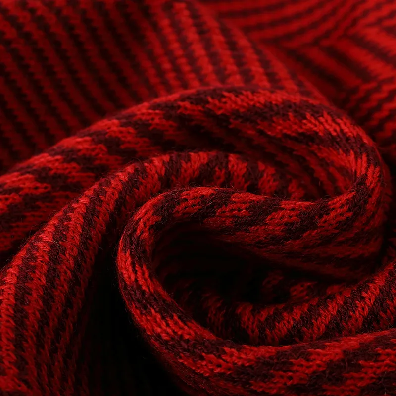 LIBO Knit Scarves Unisex-5