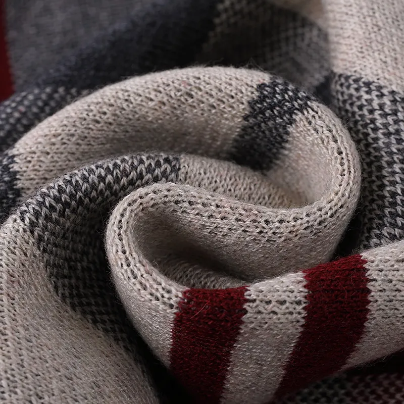 LIBO Knit Scarves Unisex-5