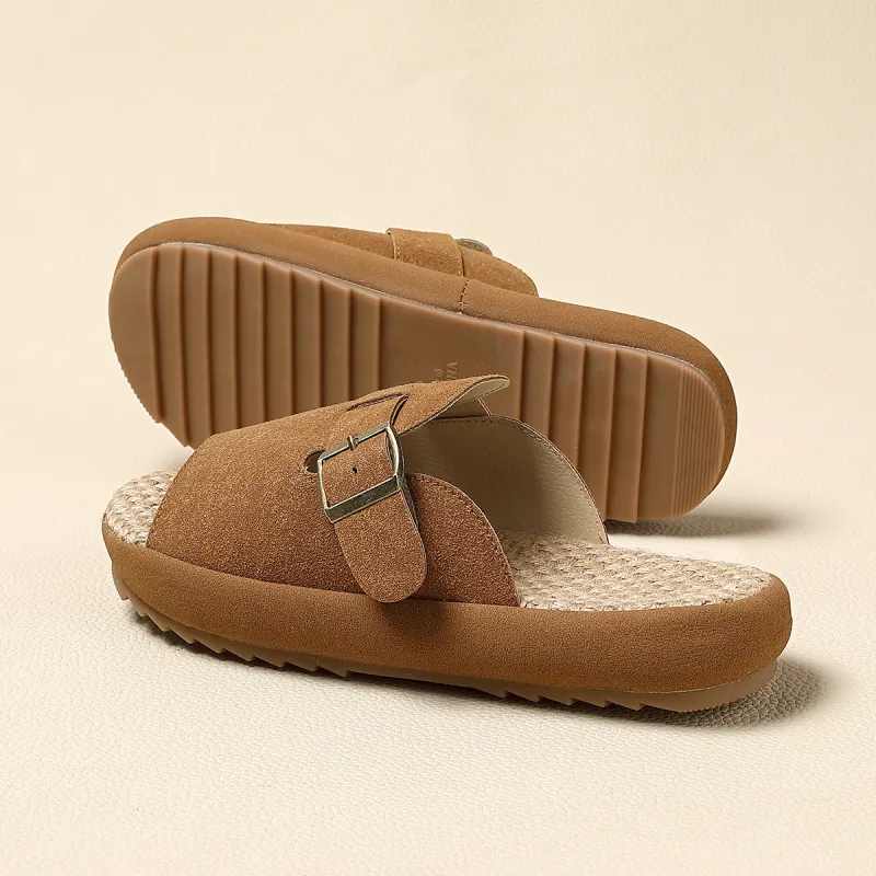 Cat Power Slide Slippers Women's Brown-6