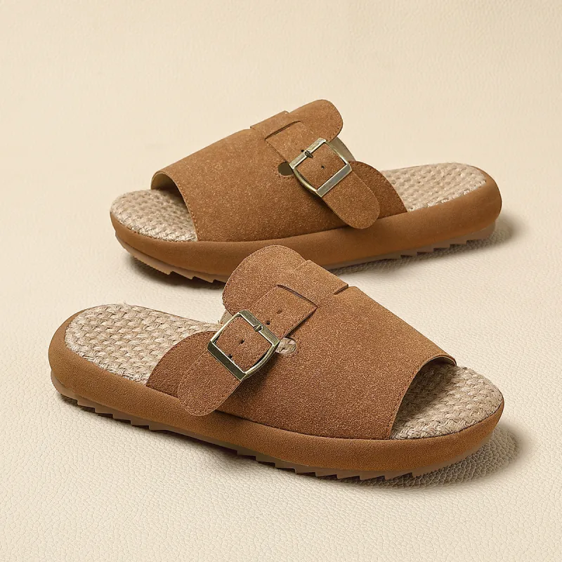 Cat Power Slide Slippers Women's Brown-5