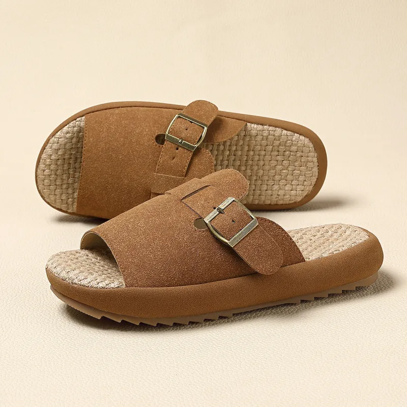 Cat Power Slide Slippers Women's Brown-1