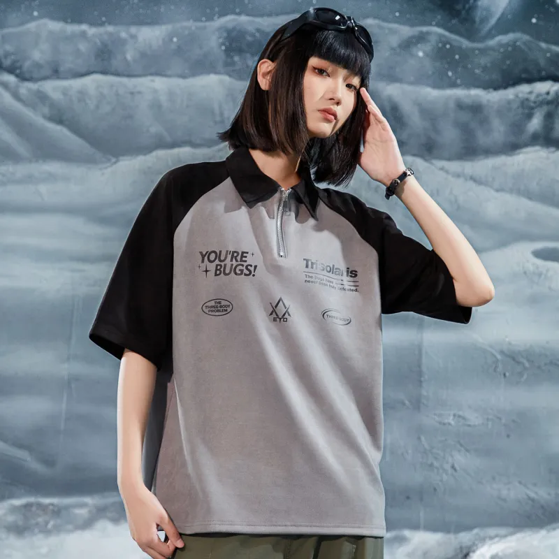 THREE-BODY Polo Shirts Unisex-7