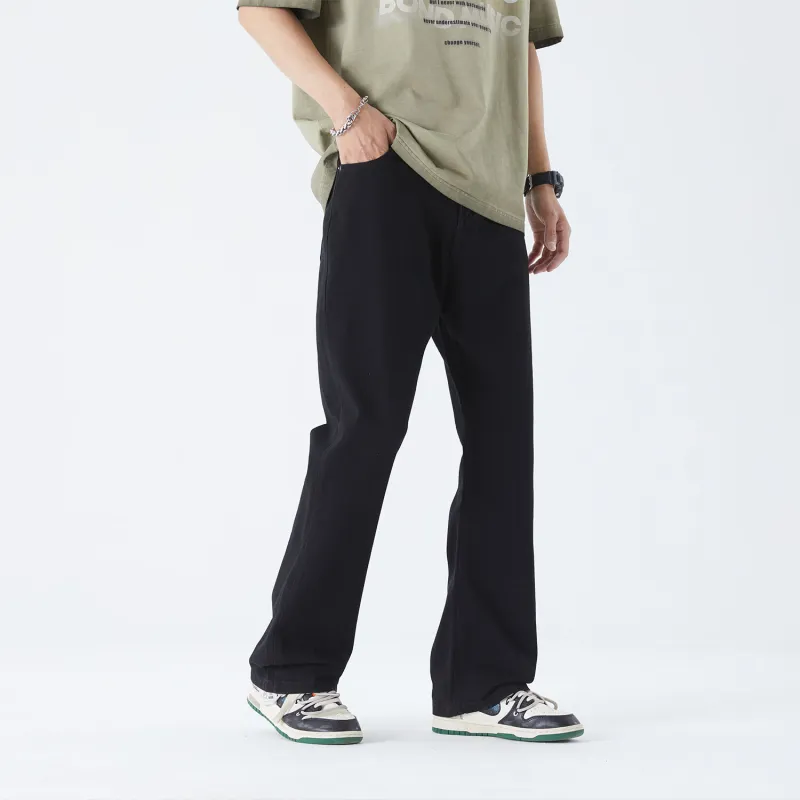THREE-BODY Three Body Peripheral Symbols Jeans Unisex Black-7