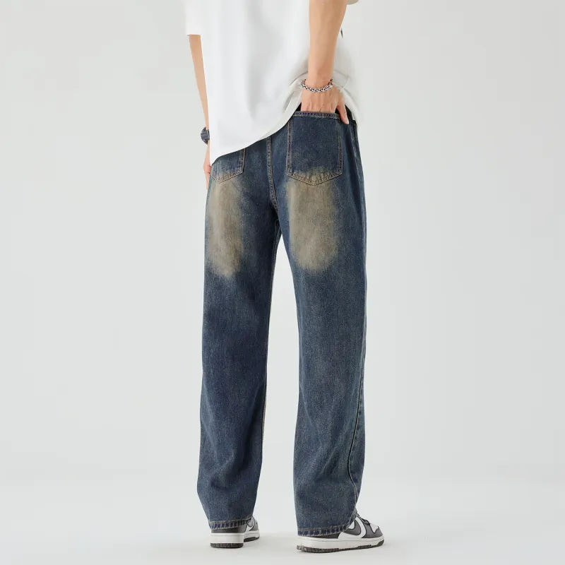 THREE-BODY Jeans Unisex Teal-7
