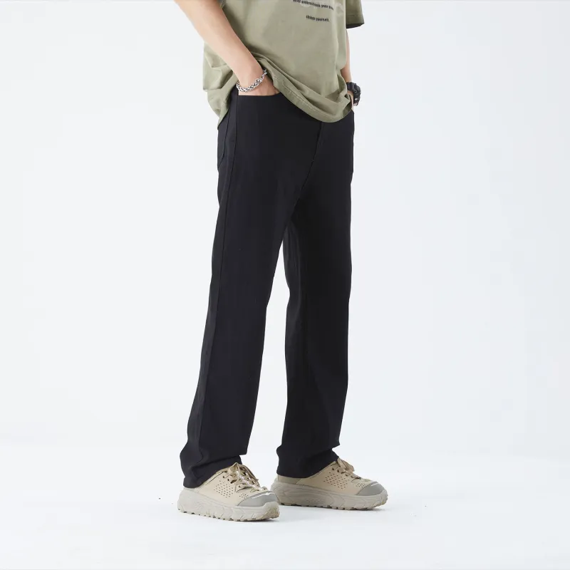 THREE-BODY Jeans Unisex Black-8