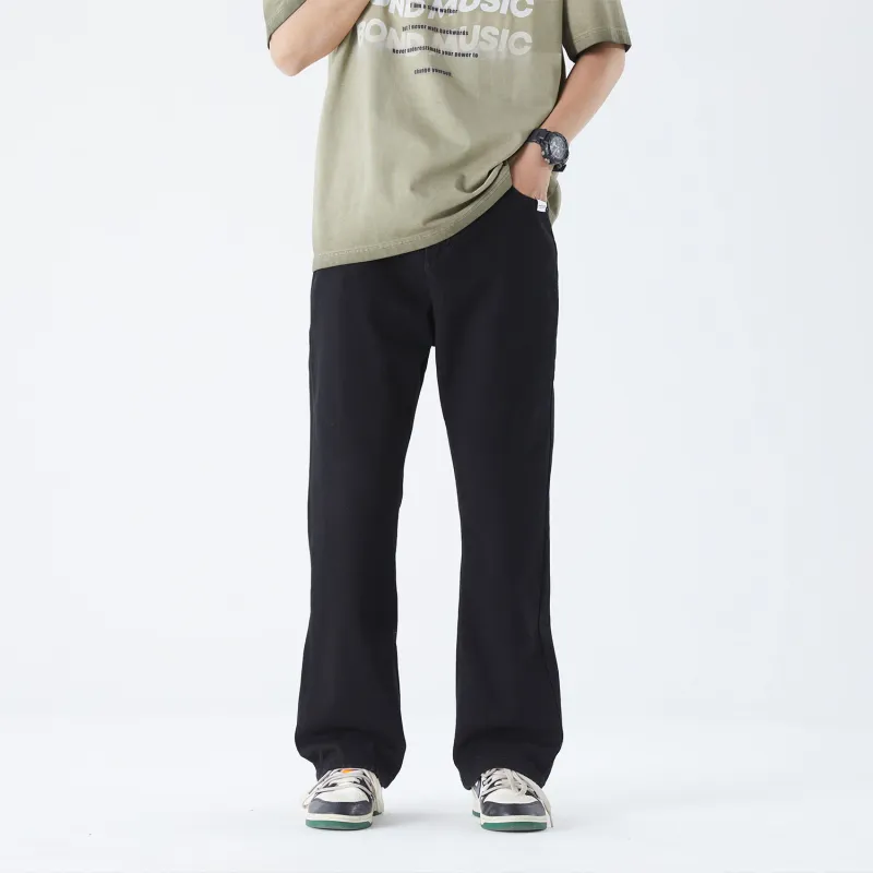 THREE-BODY Three Body Peripheral Symbols Jeans Unisex Black-3